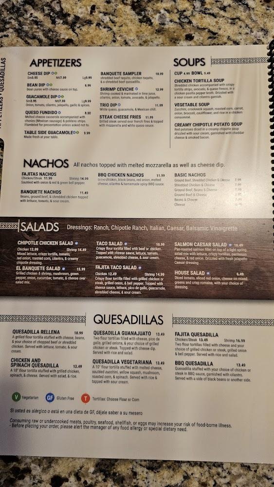El Banquete Mexican Grille Menu image 3